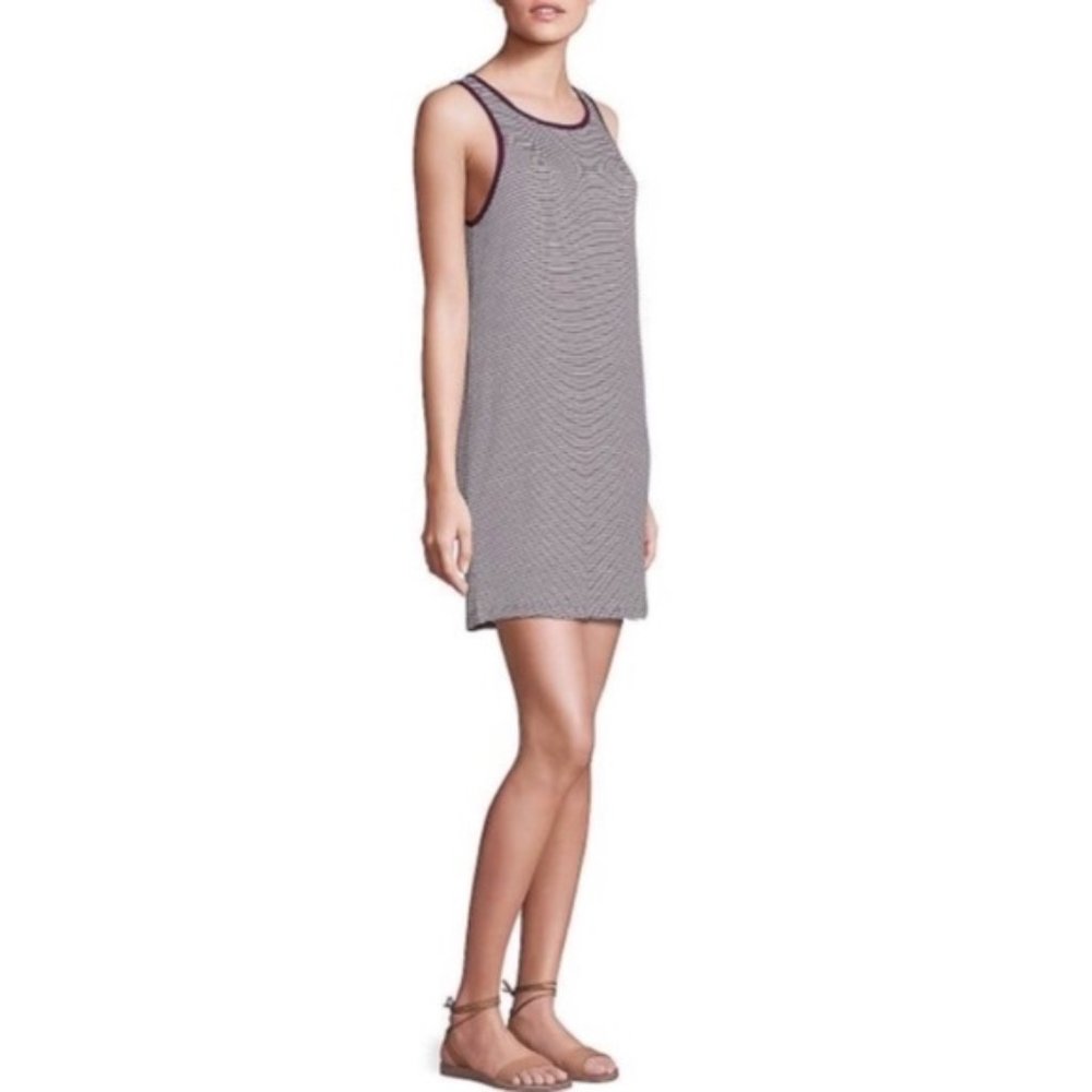 Paige Mia Striped Sleeveless Tank Mini Dress